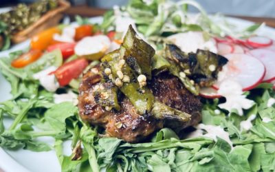 Green Chile Burgers